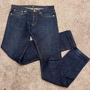 A.P.C. Dark Indigo Slim Jeans